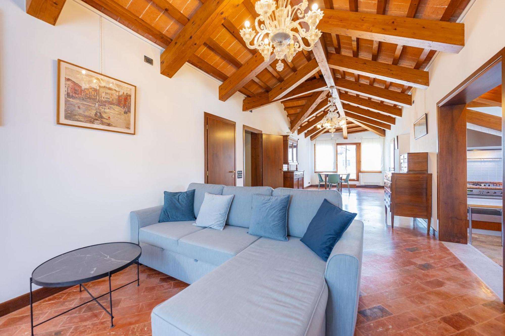 Apartamento Luxury Penthouse With Terrace Venecia Exterior foto